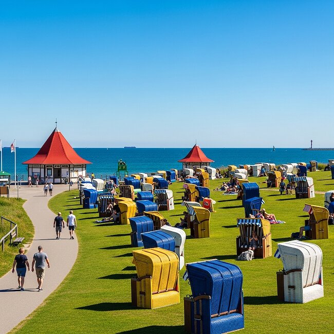 Strand in Cuxhaven Strand in Cuxhaven