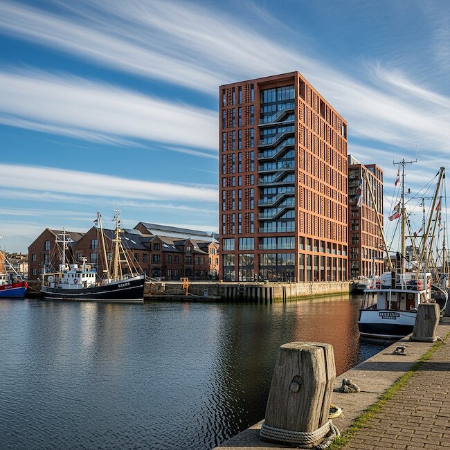 Fischereihafen in Cuxhaven Fischereihafen in Cuxhaven