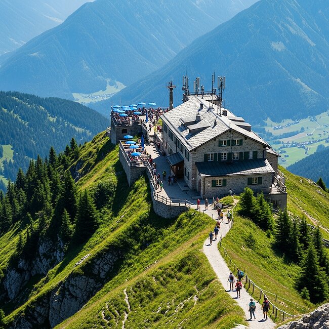 Kehlsteinhaus auf dem Obersalzberg bei Berchtesgaden Kehlsteinhaus auf dem Obersalzberg bei Berchtesgaden