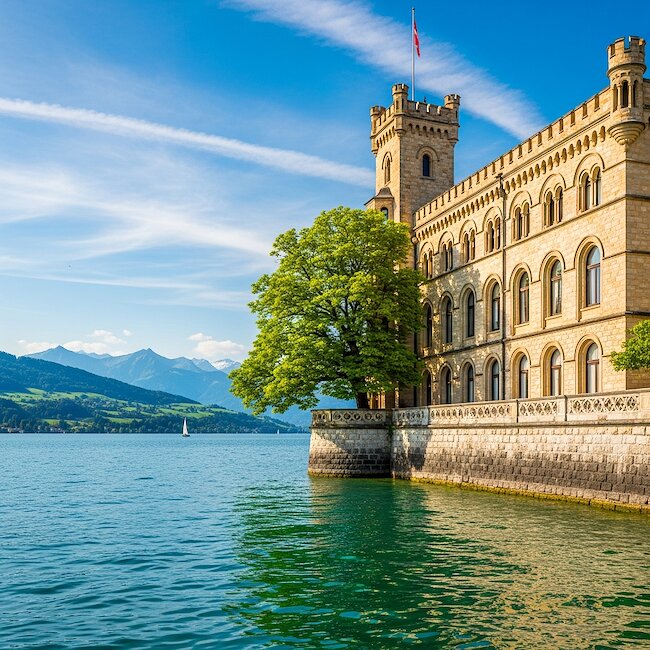 Schloss Montfort in Langenargen am Bodensee