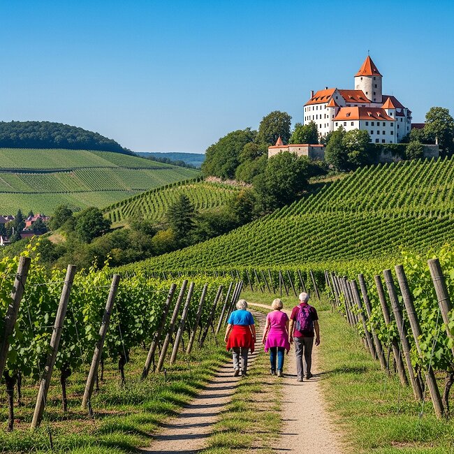 Schloss Staufenberg bei Durbach im Schwarzwald