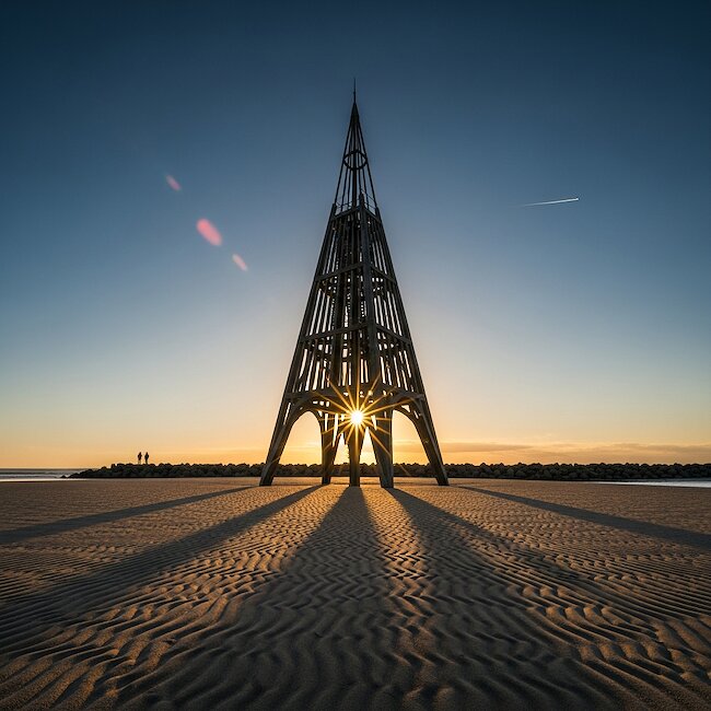 Kugelbake in Cuxhaven Kugelbake in Cuxhaven