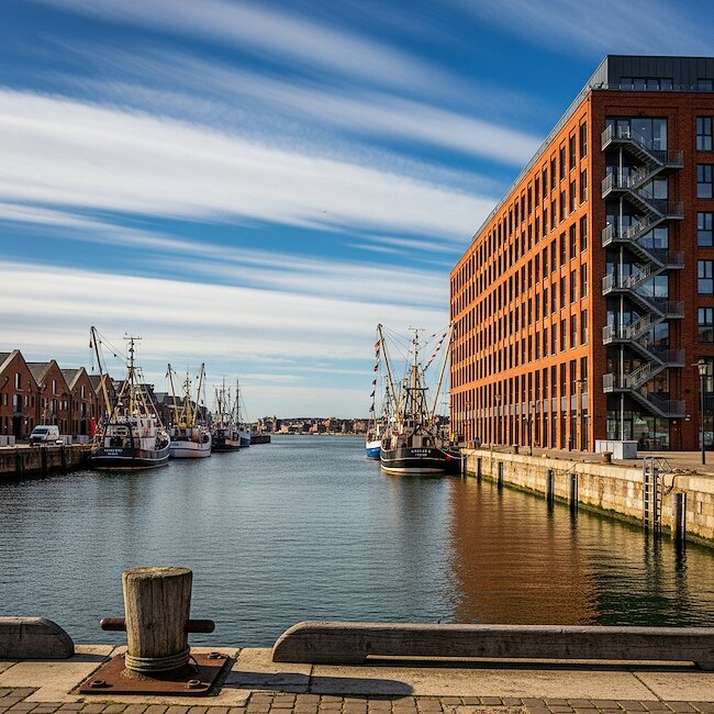 Fischereihafen in Cuxhaven Fischereihafen in Cuxhaven