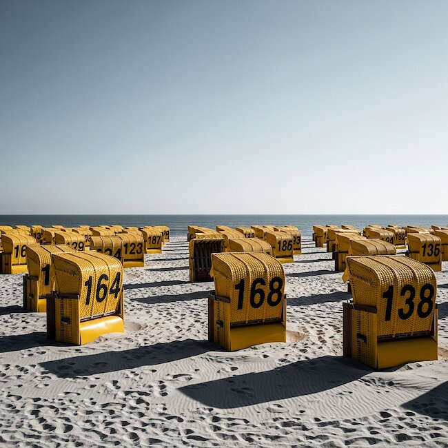 Nordseestrand in Cuxhaven-Duhnen Nordseestrand in Cuxhaven-Duhnen