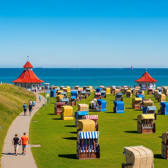 Strand in Cuxhaven Strand in Cuxhaven