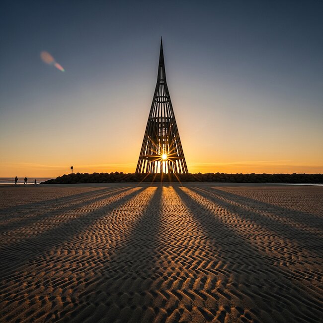 Kugelbake in Cuxhaven Kugelbake in Cuxhaven