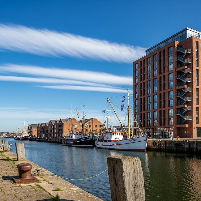 Fischereihafen in Cuxhaven Fischereihafen in Cuxhaven