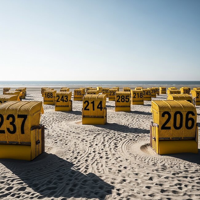 Nordseestrand in Cuxhaven-Duhnen Nordseestrand in Cuxhaven-Duhnen