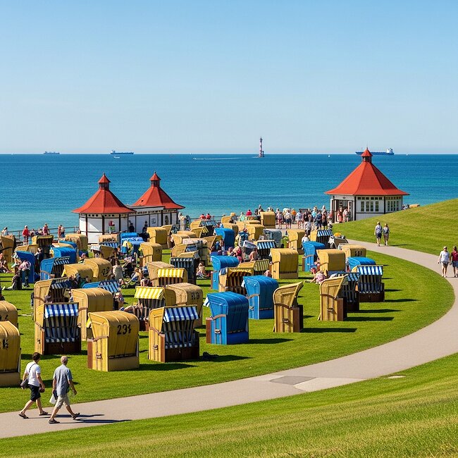 Strand in Cuxhaven Strand in Cuxhaven