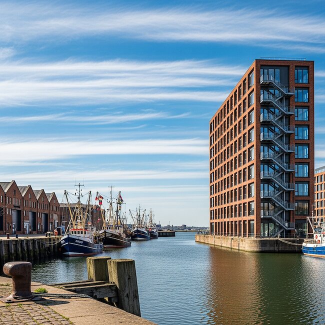Fischereihafen in Cuxhaven Fischereihafen in Cuxhaven