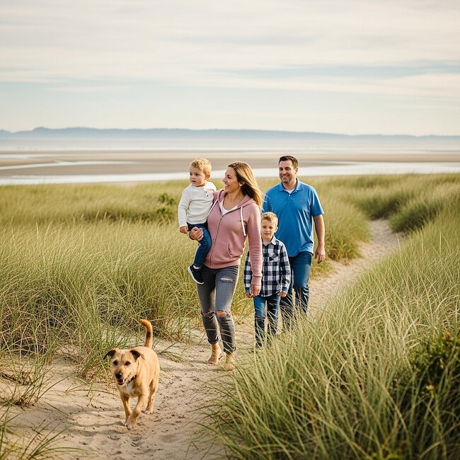 Strandansicht von St. Peter-Ording Strandansicht von St. Peter-Ording