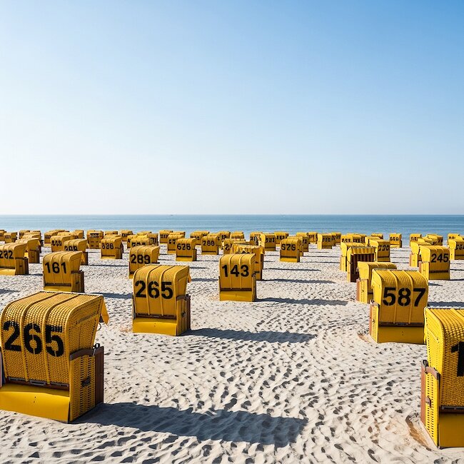 Nordseestrand in Cuxhaven-Duhnen Nordseestrand in Cuxhaven-Duhnen