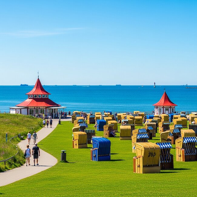 Strand in Cuxhaven Strand in Cuxhaven