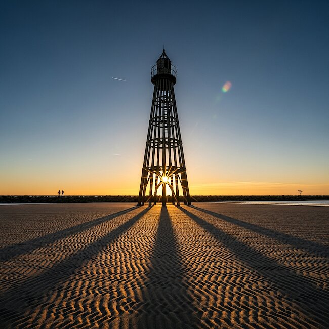 Kugelbake in Cuxhaven Kugelbake in Cuxhaven
