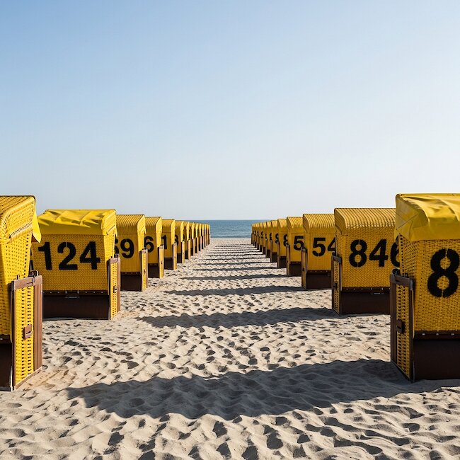 Nordseestrand in Cuxhaven-Duhnen Nordseestrand in Cuxhaven-Duhnen