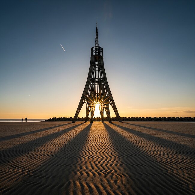 Kugelbake in Cuxhaven Kugelbake in Cuxhaven