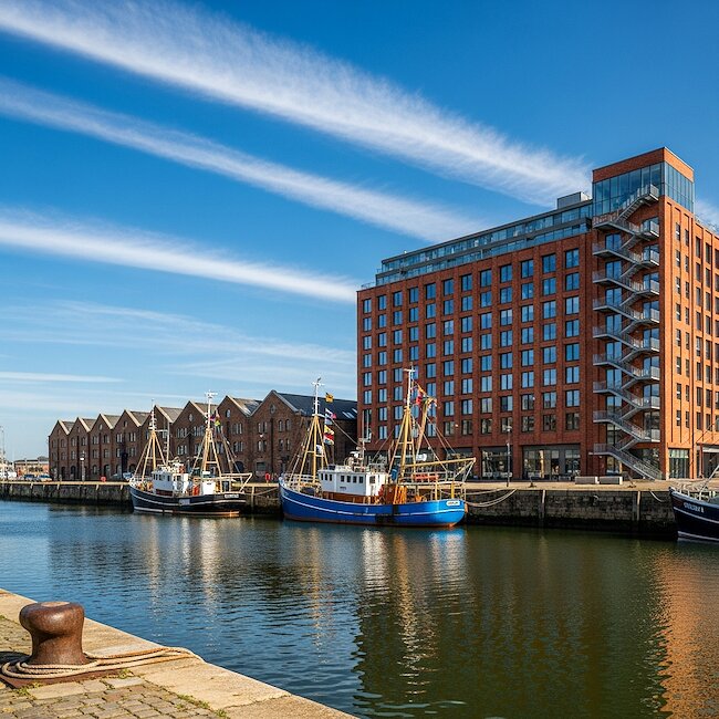 Fischereihafen in Cuxhaven Fischereihafen in Cuxhaven