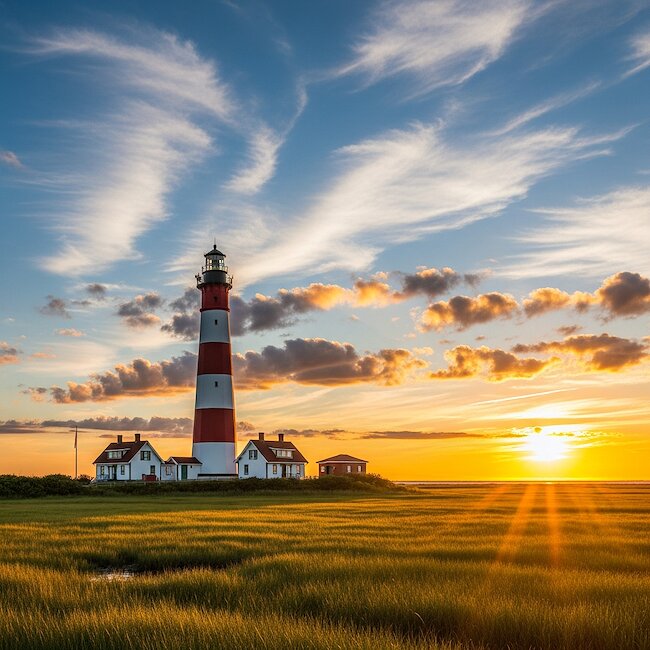 Westerhever Leuchtturm bei St. Peter-Ording Westerhever Leuchtturm bei St. Peter-Ording