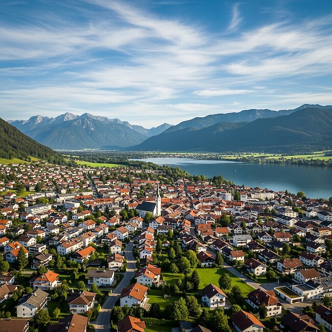 Blick über den Schliersee