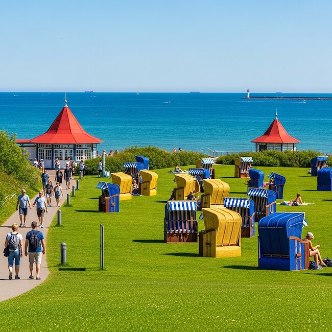 Strand in Cuxhaven Strand in Cuxhaven