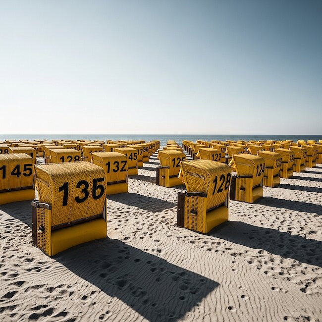 Nordseestrand in Cuxhaven-Duhnen Nordseestrand in Cuxhaven-Duhnen