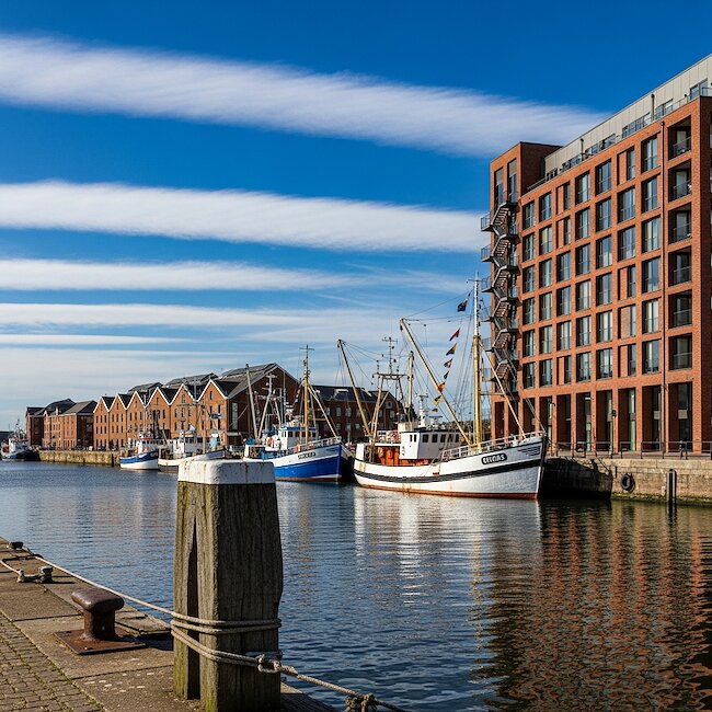 Fischereihafen in Cuxhaven Fischereihafen in Cuxhaven