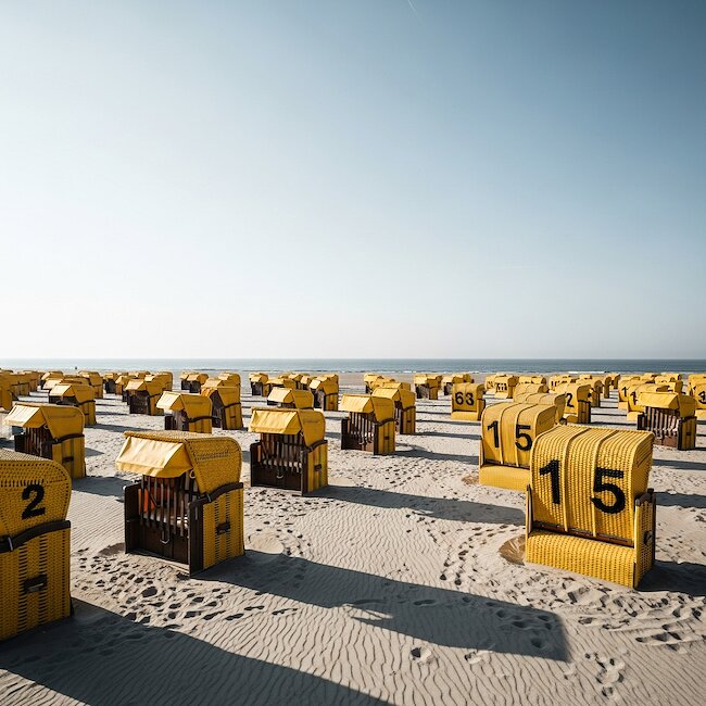 Nordseestrand in Cuxhaven-Duhnen