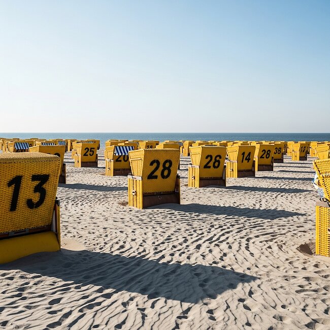 Nordseestrand in Cuxhaven-Duhnen Nordseestrand in Cuxhaven-Duhnen
