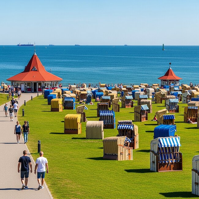 Strand in Cuxhaven Strand in Cuxhaven