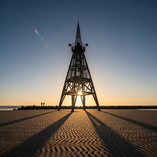 Kugelbake in Cuxhaven Kugelbake in Cuxhaven