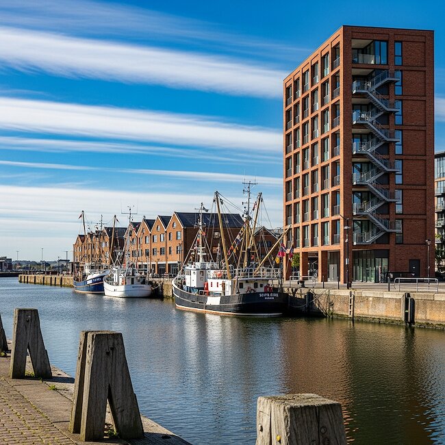 Fischereihafen in Cuxhaven Fischereihafen in Cuxhaven