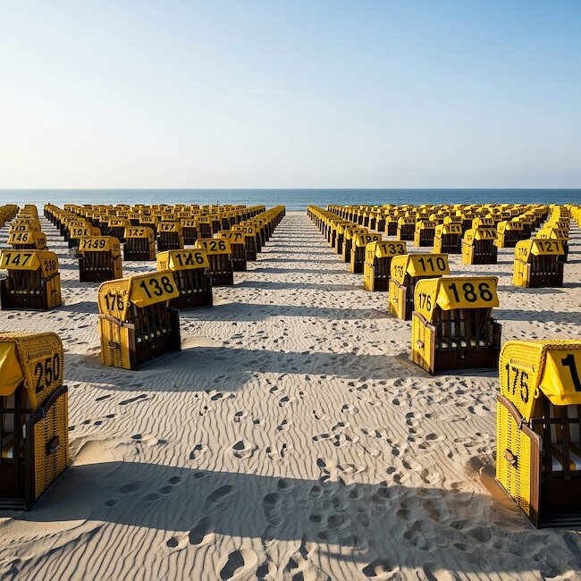 Nordseestrand in Cuxhaven-Duhnen