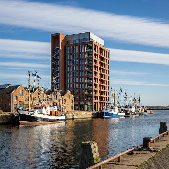 Fischereihafen in Cuxhaven