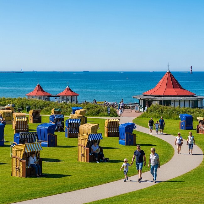 Strand in Cuxhaven Strand in Cuxhaven