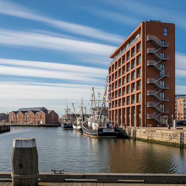 Fischereihafen in Cuxhaven