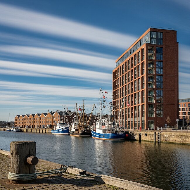Fischereihafen in Cuxhaven