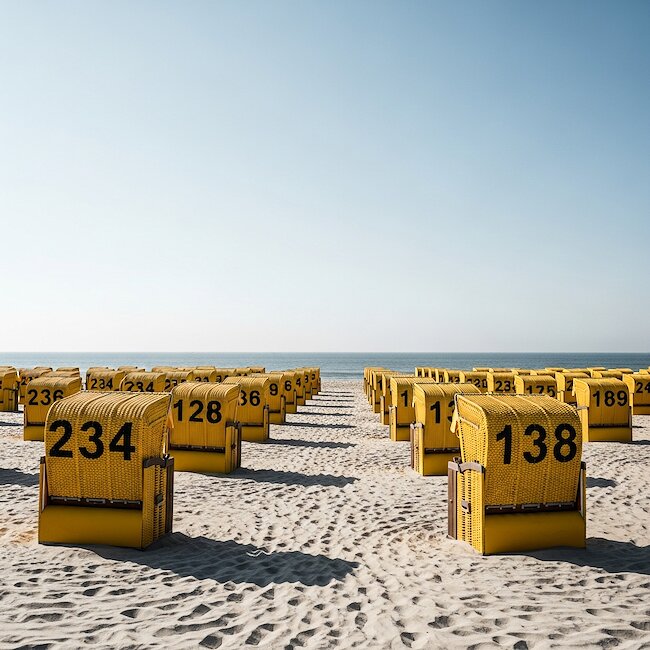 Nordseestrand in Cuxhaven-Duhnen Nordseestrand in Cuxhaven-Duhnen