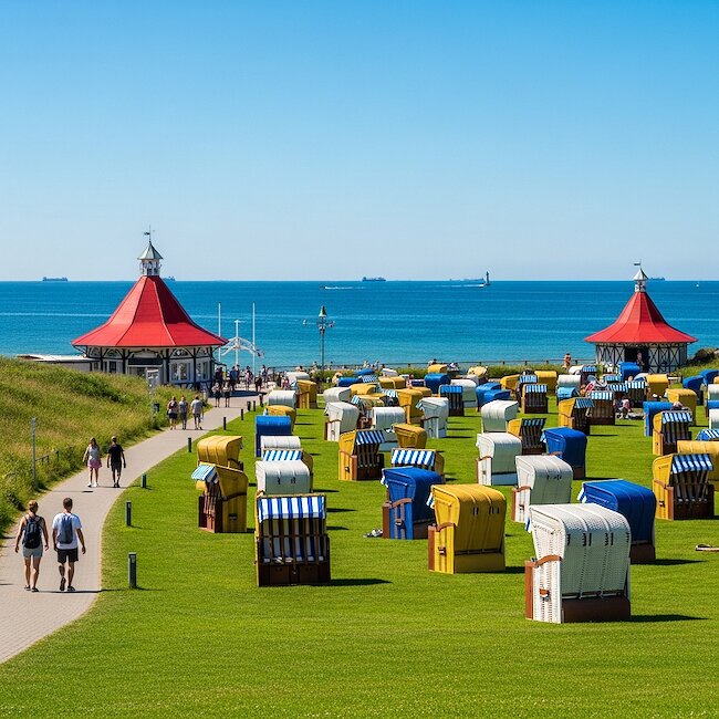 Strand in Cuxhaven Strand in Cuxhaven