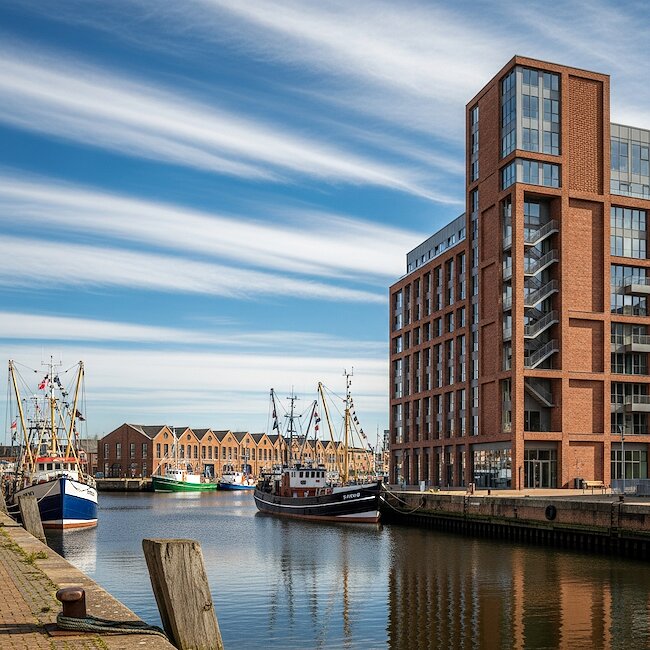 Fischereihafen in Cuxhaven Fischereihafen in Cuxhaven