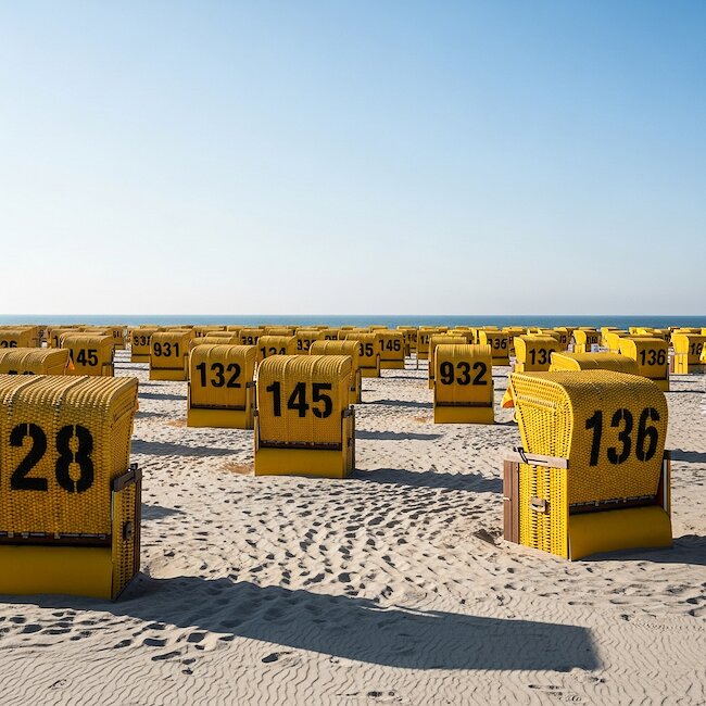Nordseestrand in Cuxhaven-Duhnen Nordseestrand in Cuxhaven-Duhnen