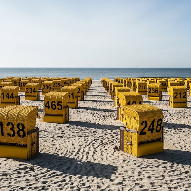Nordseestrand in Cuxhaven-Duhnen Nordseestrand in Cuxhaven-Duhnen