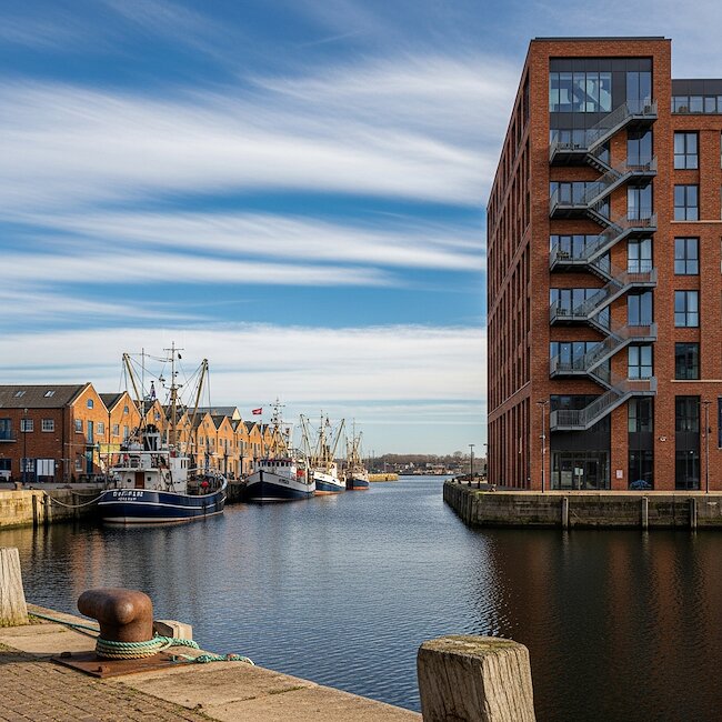 Fischereihafen in Cuxhaven Fischereihafen in Cuxhaven