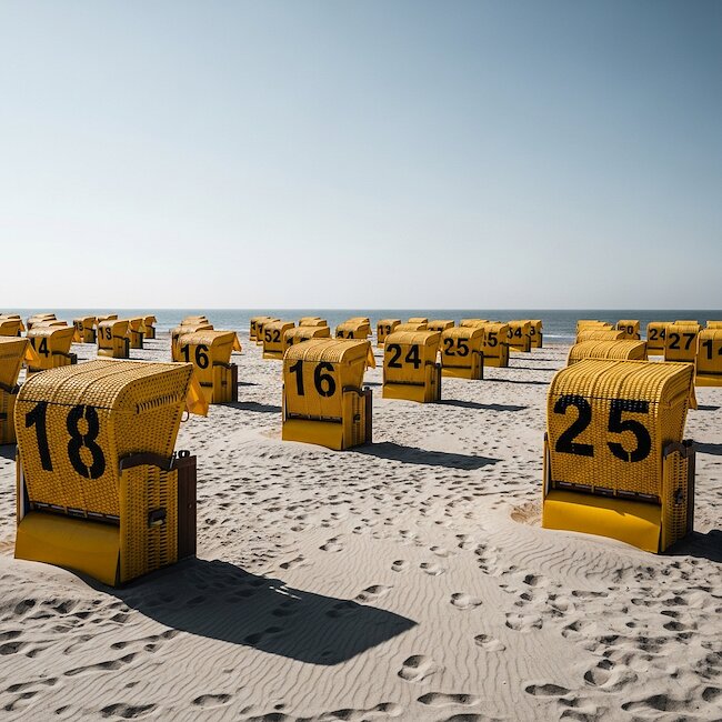 Nordseestrand in Cuxhaven-Duhnen Nordseestrand in Cuxhaven-Duhnen