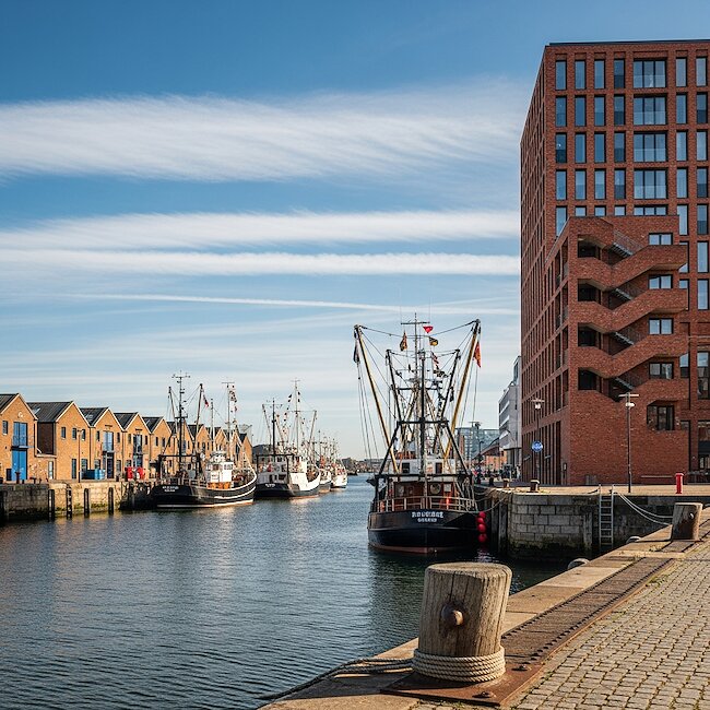 Fischereihafen in Cuxhaven Fischereihafen in Cuxhaven