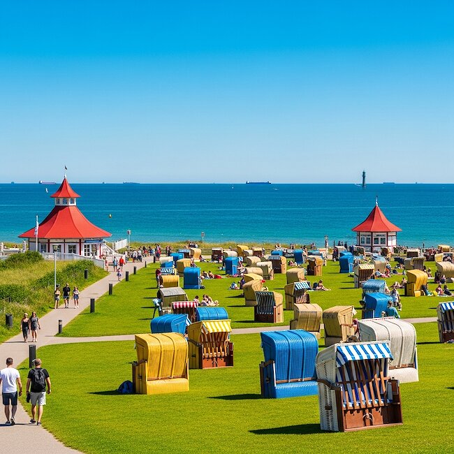 Strand in Cuxhaven Strand in Cuxhaven