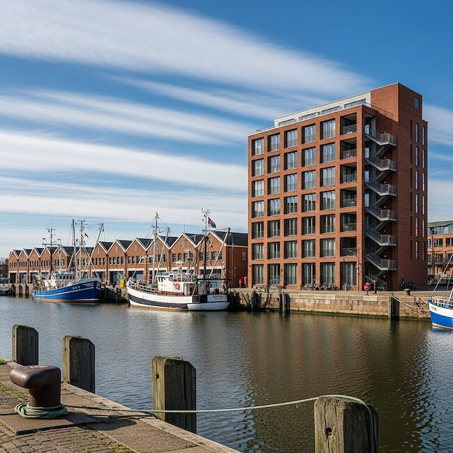 Fischereihafen in Cuxhaven Fischereihafen in Cuxhaven