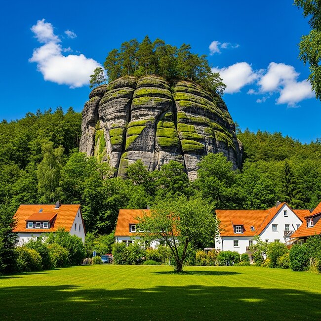 Kurort Oybin im Zittauer Gebirge