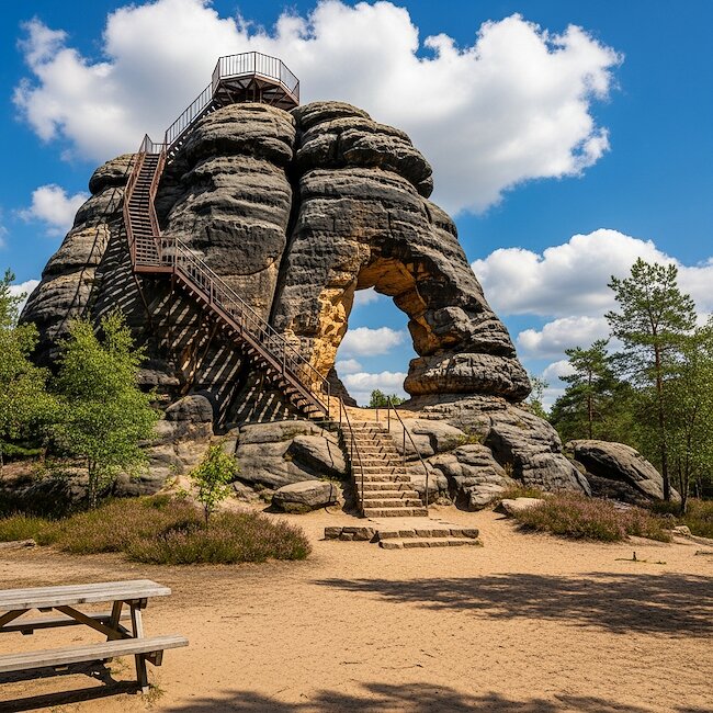 Der Berg Töpfer im Zittauer Gebirge