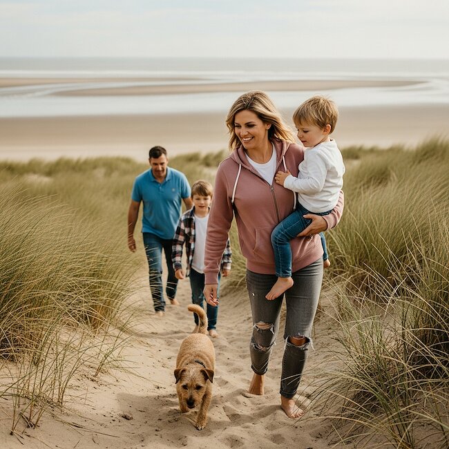 Strandansicht von St. Peter-Ording