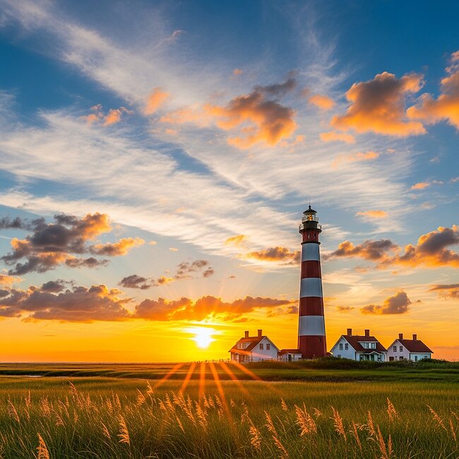 Westerhever Leuchtturm bei St. Peter-Ording